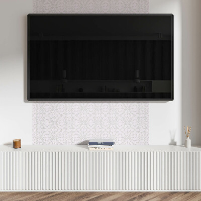 Rectangular wall panel A subtle plant motif