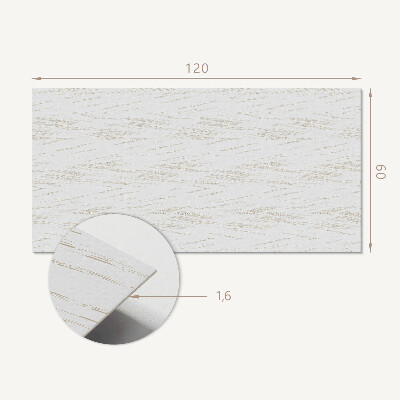 Rectangular bathroom wall panel Delicate lines in a subtle texture