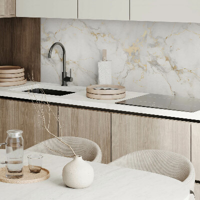 Rectangular bathroom wall panel Marble classic in an elegant style