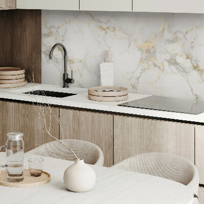 Rectangular bathroom wall panel Marble classic in an elegant style