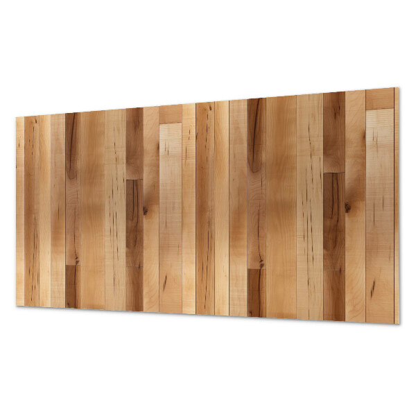 Rectangular decorative wall panel Wood-inspired pattern