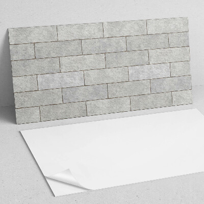 Rectangular bathroom wall panel Brick structures in 3D
