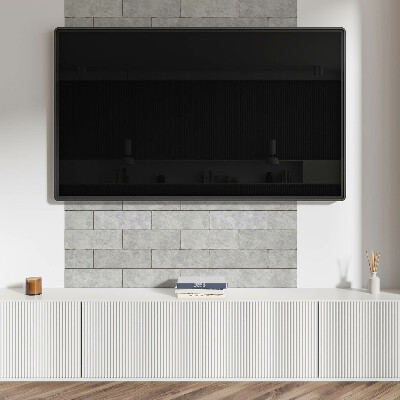 Rectangular bathroom wall panel Brick structures in 3D