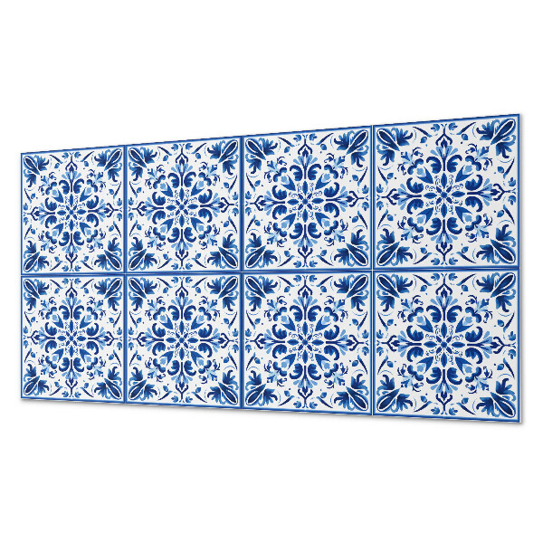 Rectangular wall panel Floral symmetry in full swing