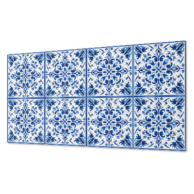 Rectangular wall panel Floral symmetry in full swing