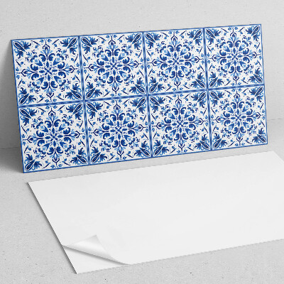 Rectangular wall panel Floral symmetry in full swing