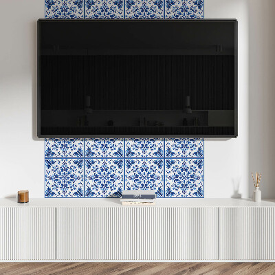 Rectangular wall panel Floral symmetry in full swing