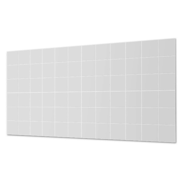 Rectangular bathroom wall panel Smooth tile motif