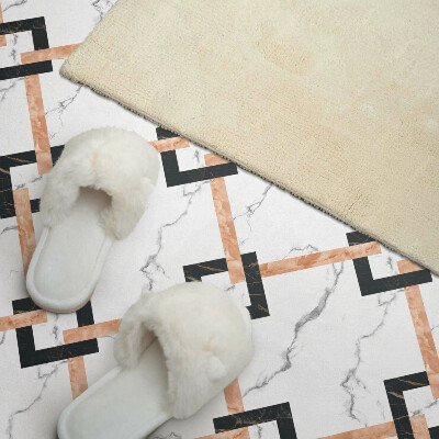 Rectangular decorative wall panel Modern marble geometric motifs