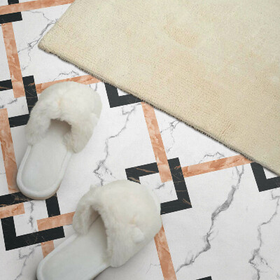 Rectangular decorative wall panel Modern marble geometric motifs