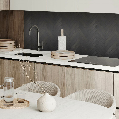 Rectangular wall panel Herringbone parquet pattern