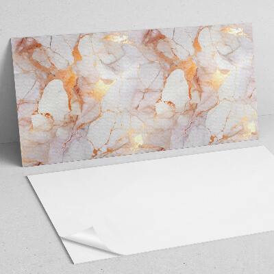 Rectangular bathroom wall panel Marble pattern with subtle veining