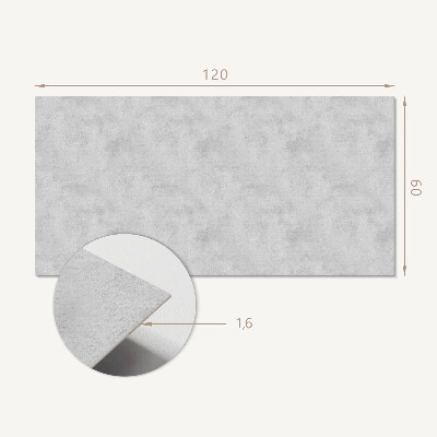 Rectangular decorative wall panel Raw concrete texture