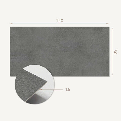 Rectangular decorative wall panel Raw concrete pattern