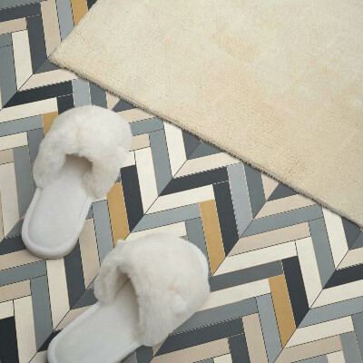 Rectangular wall panel Herringbone Motif