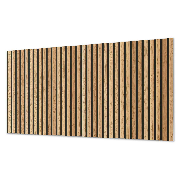 Rectangular decorative wall panel Vertical lines on the board