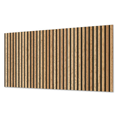 Rectangular decorative wall panel Vertical lines on the board