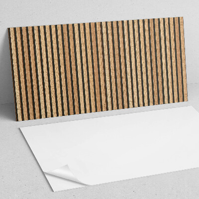 Rectangular decorative wall panel Vertical lines on the board