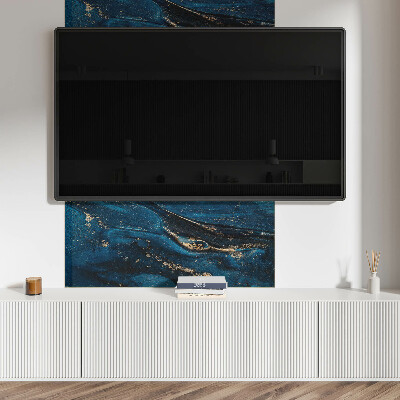 Rectangular wall panel Dynamic wave motif