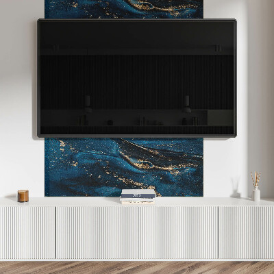 Rectangular wall panel Dynamic wave motif