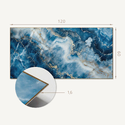 Rectangular decorative wall panel Abstract natural stone motif