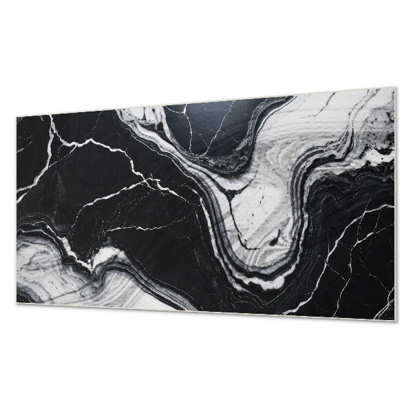 Rectangular wall panel Abstract marble motif