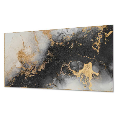 Rectangular decorative wall panel Abstract spots in dynamic shapes