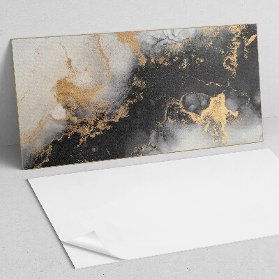 Rectangular decorative wall panel Abstract spots in dynamic shapes