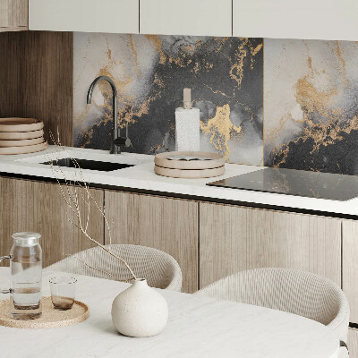 Rectangular decorative wall panel Abstract spots in dynamic shapes