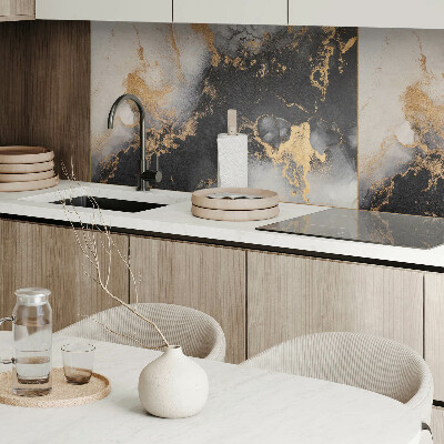 Rectangular decorative wall panel Abstract spots in dynamic shapes
