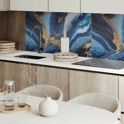 Rectangular wall panel Wavy abstract motif