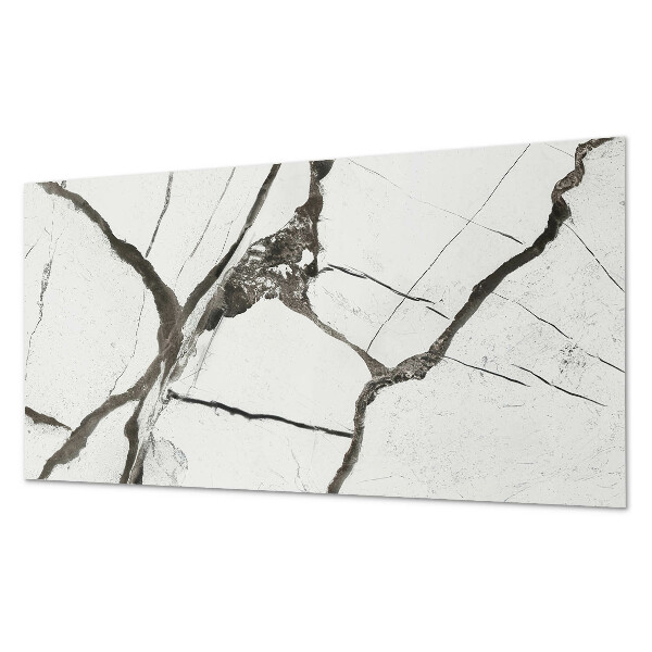 Rectangular wall panel Marble motif with pronounced veins