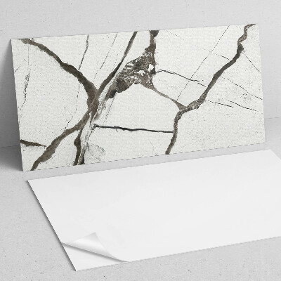Rectangular wall panel Marble motif with pronounced veins
