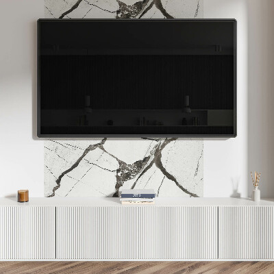 Rectangular wall panel Marble motif with pronounced veins