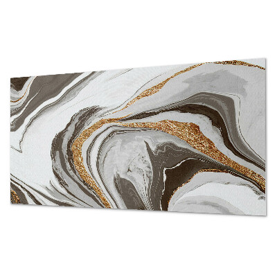 Rectangular wall panel Abstract waves in dynamic shapes