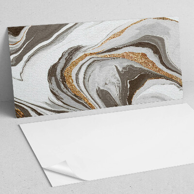 Rectangular wall panel Abstract waves in dynamic shapes