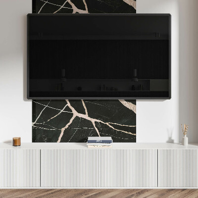 Rectangular decorative wall panel Classic marble motif