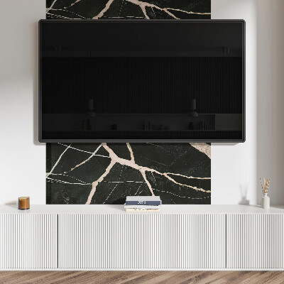 Rectangular decorative wall panel Classic marble motif