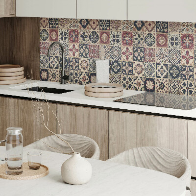 Rectangular bathroom wall panel Mosaic tile patterns