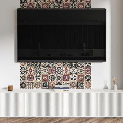 Rectangular bathroom wall panel Mosaic tile patterns