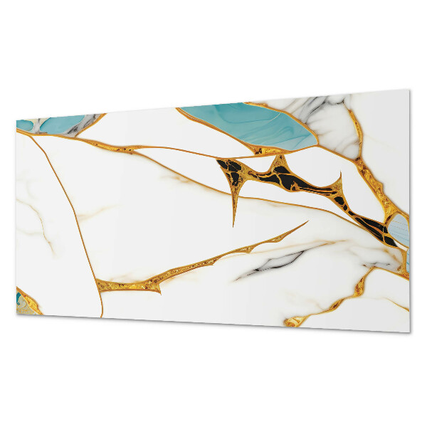 Rectangular decorative wall panel Marble chic with delicate veins