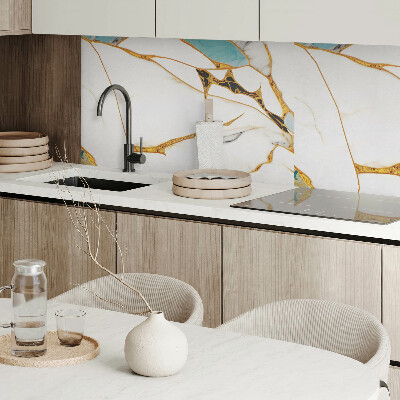 Rectangular decorative wall panel Marble chic with delicate veins