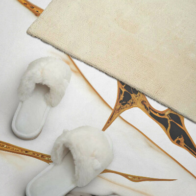 Rectangular decorative wall panel Marble chic with delicate veins