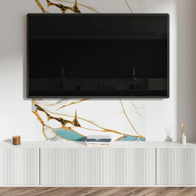 Rectangular decorative wall panel Marble chic with delicate veins