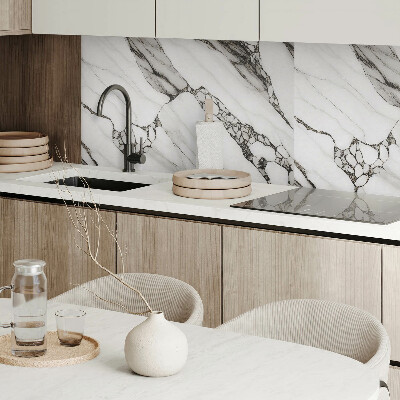 Rectangular wall panel Marble pattern with delicate veins