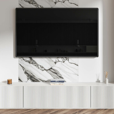 Rectangular wall panel Marble pattern with delicate veins