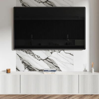 Rectangular wall panel Marble pattern with delicate veins
