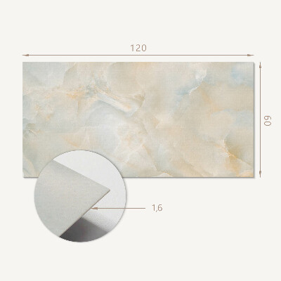 Rectangular bathroom wall panel Abstract stone motif