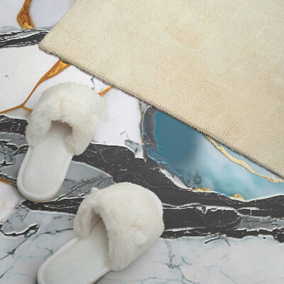Rectangular decorative wall panel Marble pattern with veins