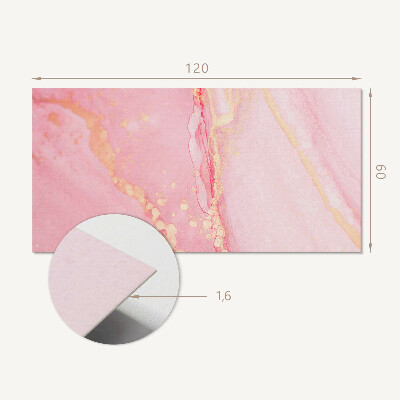 Rectangular wall panel Abstract marble motif